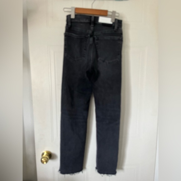 RE/DONE Originals 70s Stove Pipe in Faded Coal With Rips 24 - Picture 14 of 15